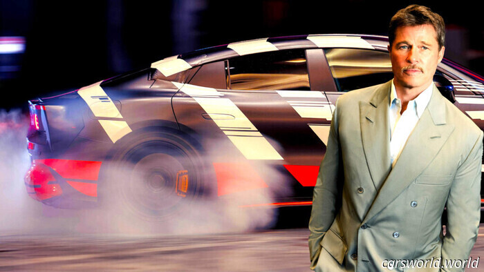 Mercedes construyó un vehículo eléctrico que finge gruñir y Brad Pitt lo vende | Carscoops